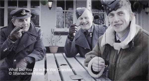 Screen grab from my award winning film What did you do in the war Grandad?